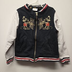 Hanna Andersson Disney Collection Mickey Mouse Jacket Hoodie Kids sz 6-7 120cm